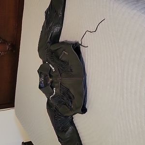 Leather Fringe Jacket